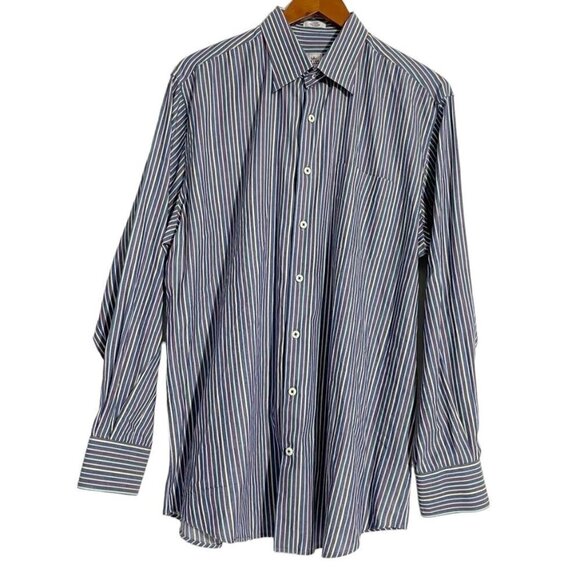 Peter Millar Large Button Down Shirt Collared Long Sleeve - Picture 1 of 6